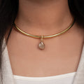 Golden Pearl Necklace