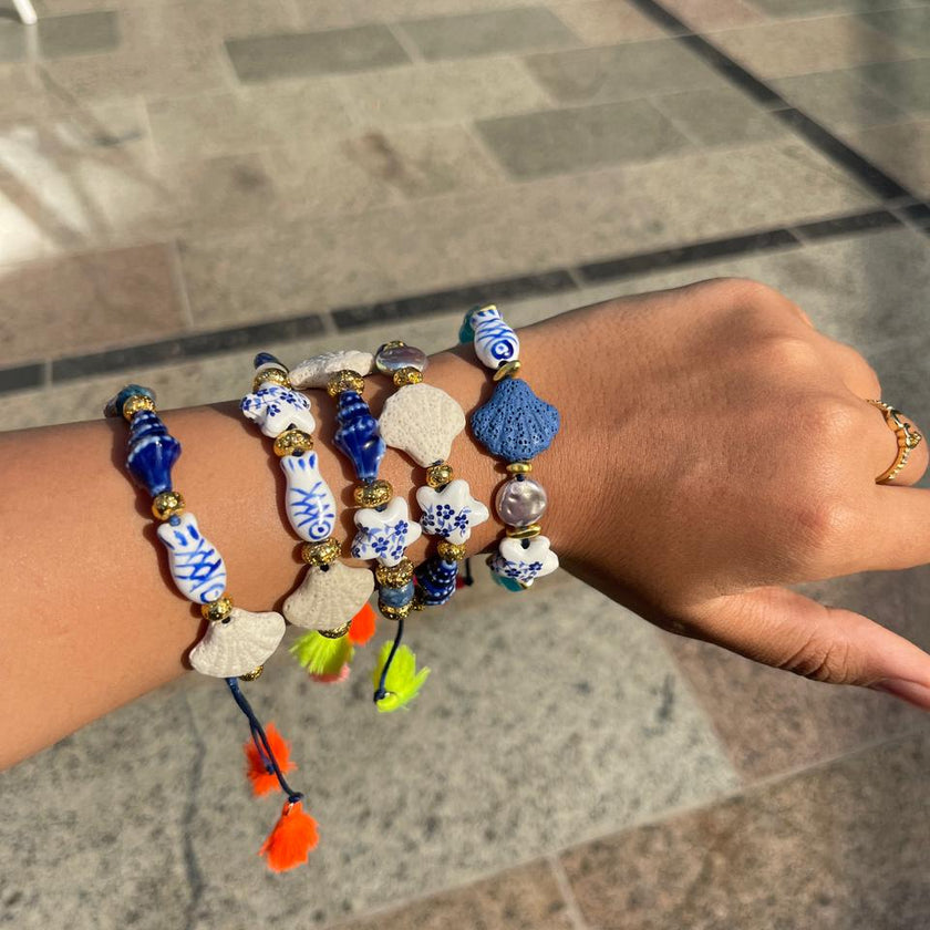 Greek blue charms bracelets
