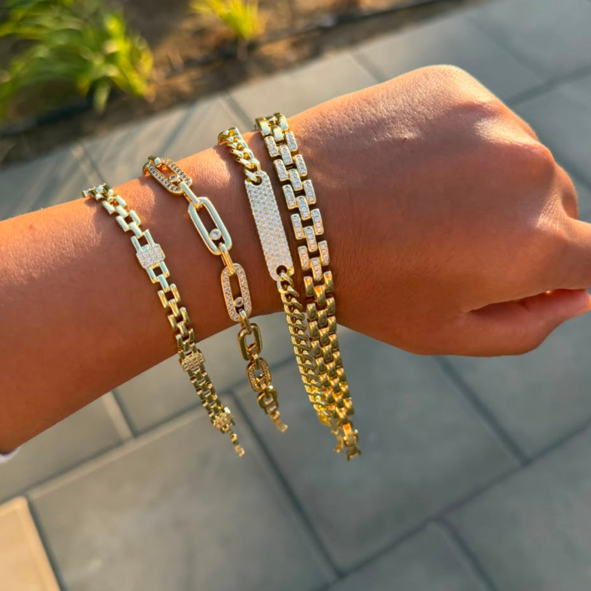 Pave Bar Bracelet