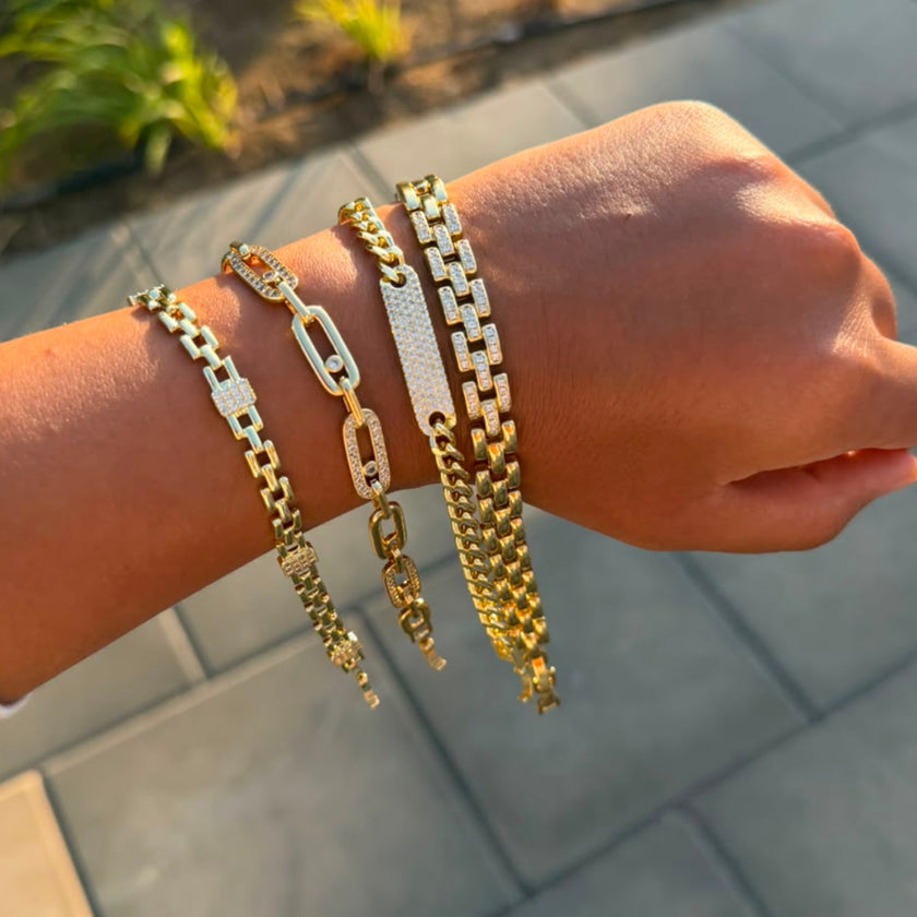 Pave Bar Bracelet